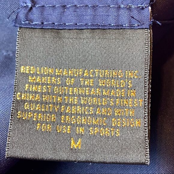 Zero Resistance Dark Blue Half Sleeve 1/4 Zip Water Resistant Pullover Size Med - Picture 6 of 13